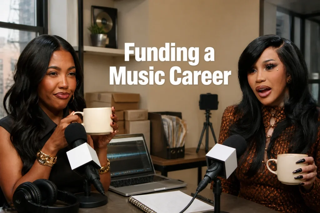 How Did Cardi B Fund Her Music Career Before Label Money?